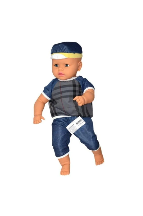 Gamze Oyuncak Dolgu Gövdeli Kel Bebek 60cm-05124 - 2