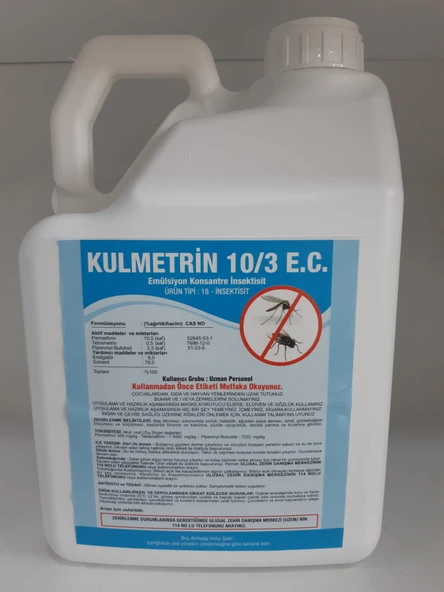 Kulmetrin 10/3 EC Kokulu Haşere Öldürücü | 5 Litre ürün görseli
