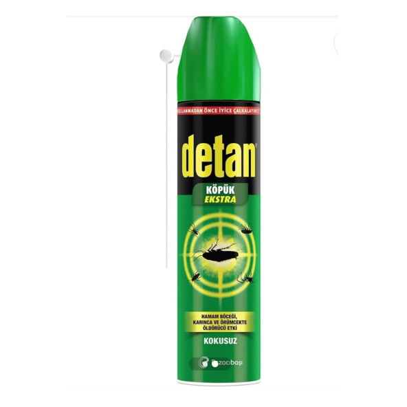 Detan KÖPÜK EKSTRA KOKUSUZ 275 ML - (HAMAMBÖCEĞİ VE ÖRÜMCEKTE ETKİLİ)