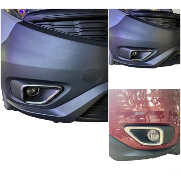 Fiat Doblo Krom 2 Parça Sis Farı Çerçevesi 2015-2024  Paslanmaz Çelik - 3