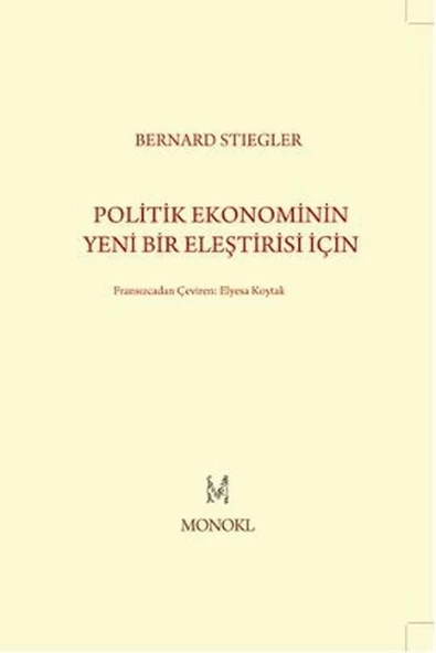 Politik Ekonominin Yeni Bir Eleştirisi İçin