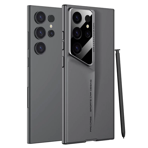 Vendas Samsung Galaxy S23 Ultra Kılıf Ultra İnce Kamera Korumalı Sert Rubber Zore Procase Kapak - 3