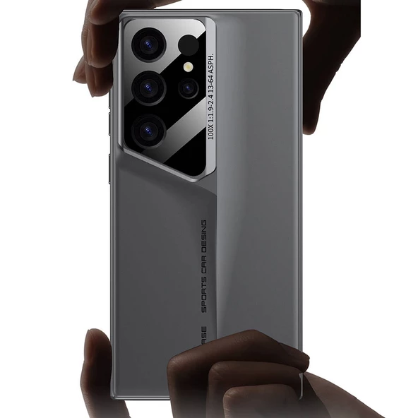 Vendas Samsung Galaxy S23 Ultra Kılıf Ultra İnce Kamera Korumalı Sert Rubber Zore Procase Kapak - 10