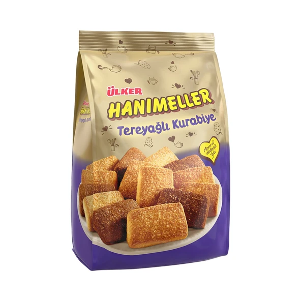 Ülker Hanımeller Tereyağlı Kurabiye 152 Gr x 5 Adet - 3
