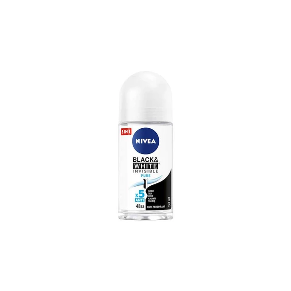 Nivea Black White Invisible Fresh Deodorant Roll-on 50ml