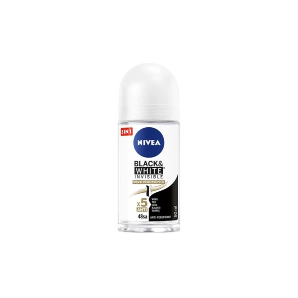 Nivea Black White Invisible İpeksi Pürüssüzlük Deodorant Roll-on 50ml