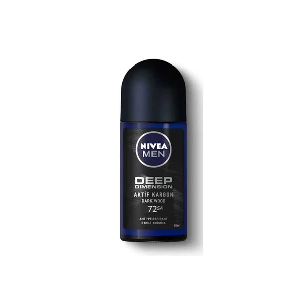 Nivea Men Deep Aktif Karbon Dark Wood Anti-Perspirant Roll-on 50ml