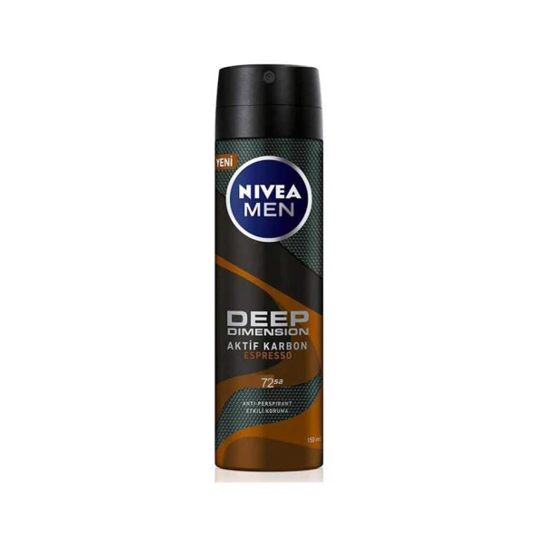 Nivea Men Deep Dimension Aktif Karbon Espresso Anti-Perspirant Deodorant 150ml