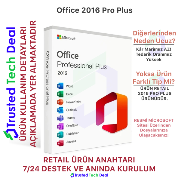 Office 2021 Lisans Anahtarı 7/24 Hızlı Teslimat
