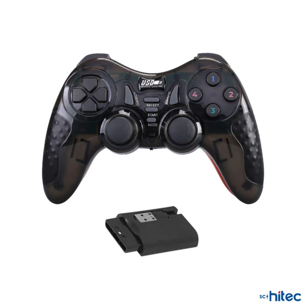 ScHitec 7in1 PC/PS2/PS2/PS3/PC360/TV/TVBOX/Android Cihazlar ile Uyumlu Kablosuz Gamepad Siyah - 2