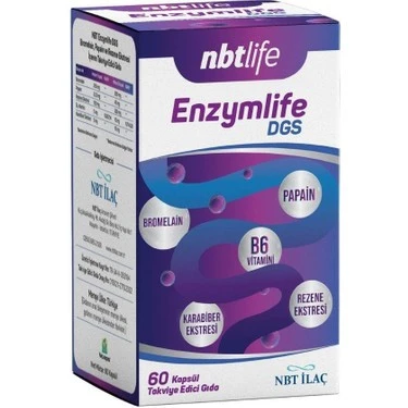 Nbtlife Enzymlife DGS 60 Kapsül ürün görseli 1