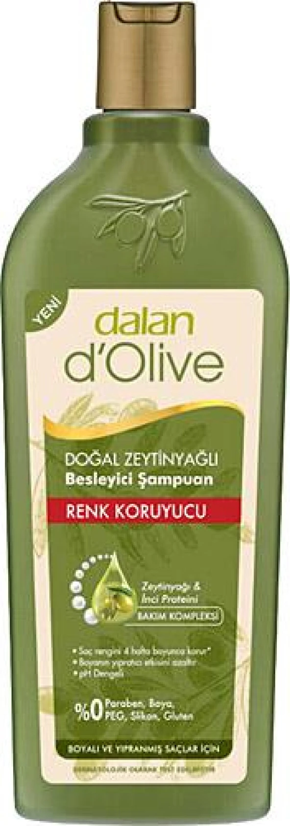 Dalan Zeytinyağlı Renk Koruyucu  Şampuan 400 ml