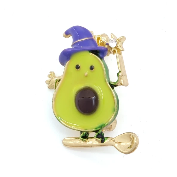 . Altın Kaplama Avakoda Model Broş BR-104