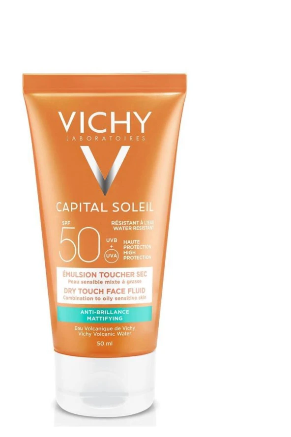 Vichy Ideal Soleil Dry Touch Emulsion Spf 50 50 ml Güneş Kremi