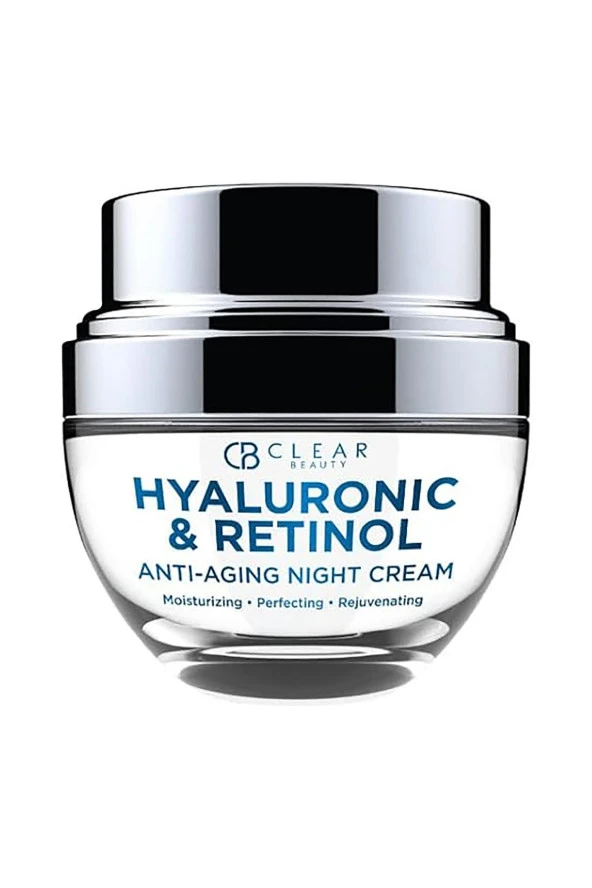 Clear Beauty Hyaluronic & Retinol Gece Kremi 50ML
