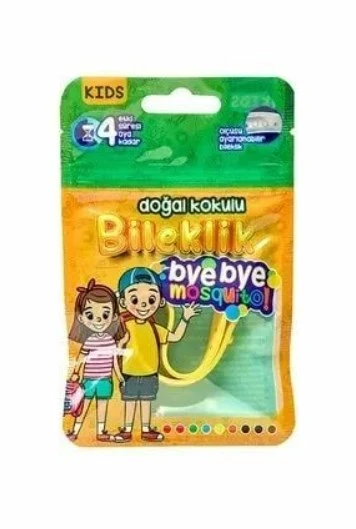 Bye Bye Mosquito Doğal Kokulu Çocuk Sinek Kovucu Bileklik
