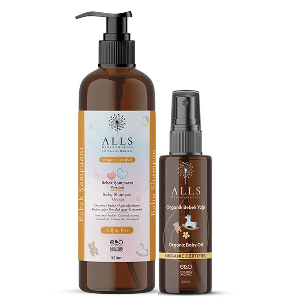 Alls Biocosmetics Organik Bebek Bakım Seti 1 ürün görseli
