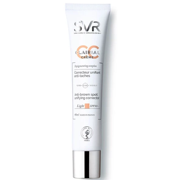 SVR 40ml Clairial CC Cream SPF50+ Light