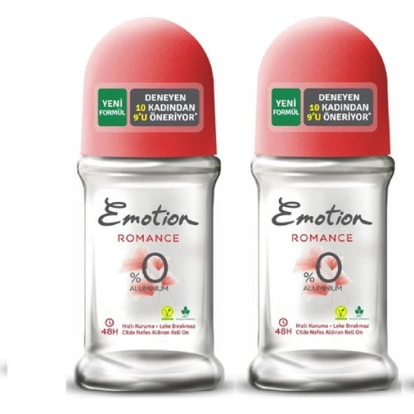 Emotion Roll On Romance Kadın Deodorant 50 ml X 2 Adet 50ml