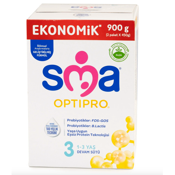 SMA Optipro 3 Devam Sütü 900 gr