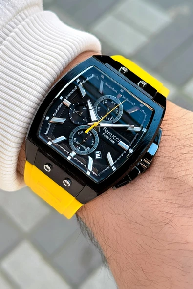 Ferrucci Function FCF03297FS.06 Silikon Kordon Erkek Kol Saati - Resim 4