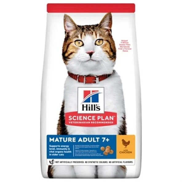 Hill's Tavuklu +7 Yaşlı Kuru Kedi Maması 3 Kg