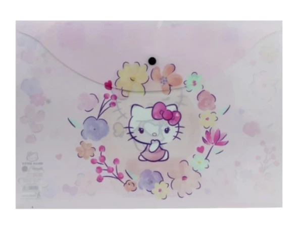 Keskin Color Hello Kitty Çıtçıtlı Dosya A4