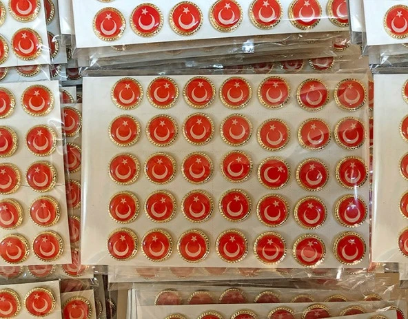 HayalSepeti TÜRK BAYRAĞI ve AYYILDIZ  Yaka Rozeti 2li Set Metal Rozet Klipsli - 6