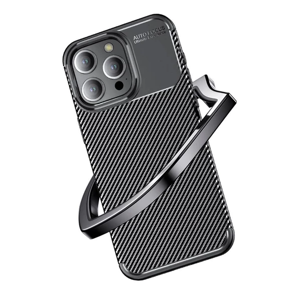 iPhone 15 Pro Max Uyumlu Kılıf Negro Silikon Kapak - Resim 6