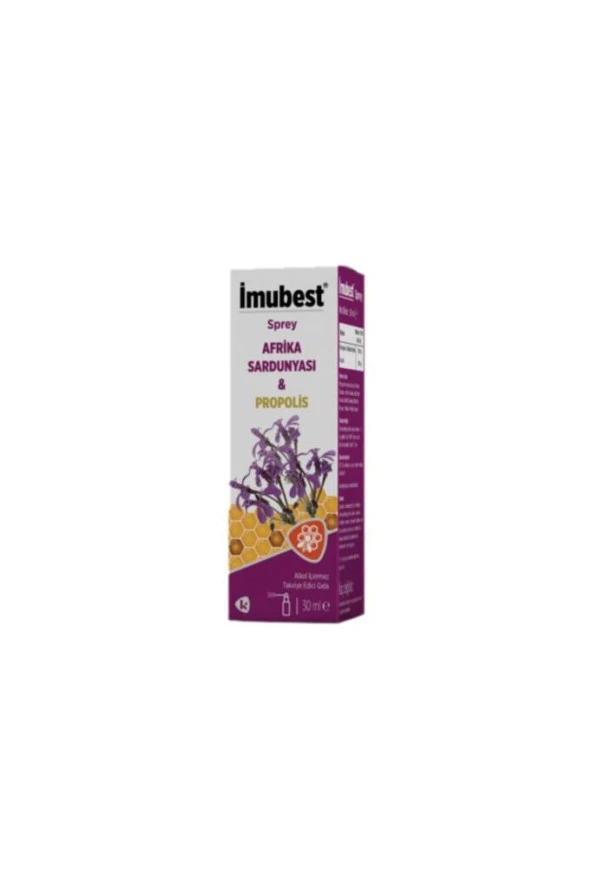 İmubest Afrika Sardunyası Propolisli Sprey 30 Ml (SKT:11/2025)