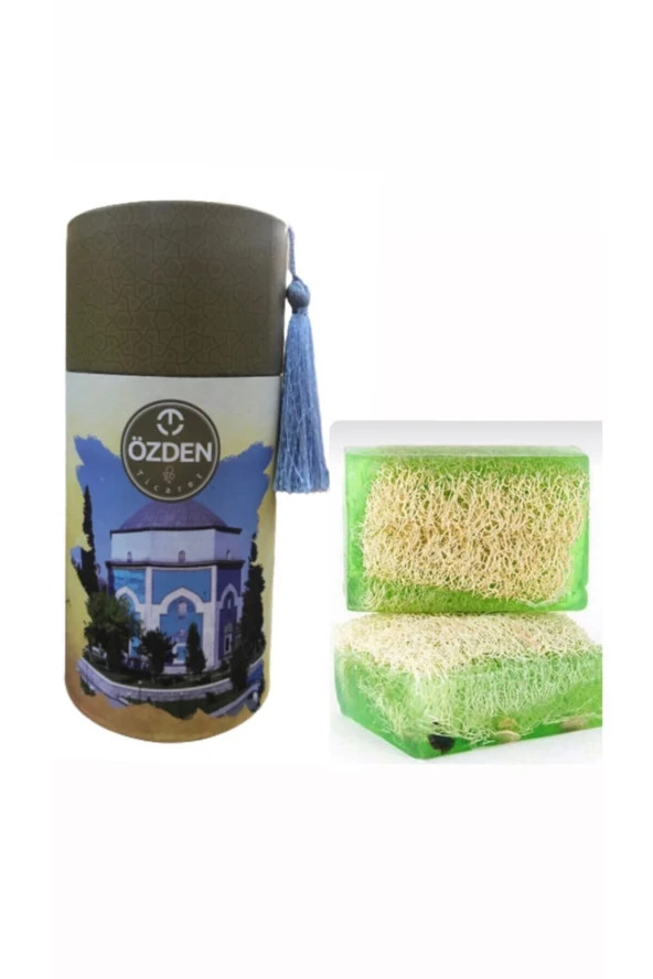 Dekoratif Hediyelik Kabak Lıflı 2'li Defne Sabunu - 2