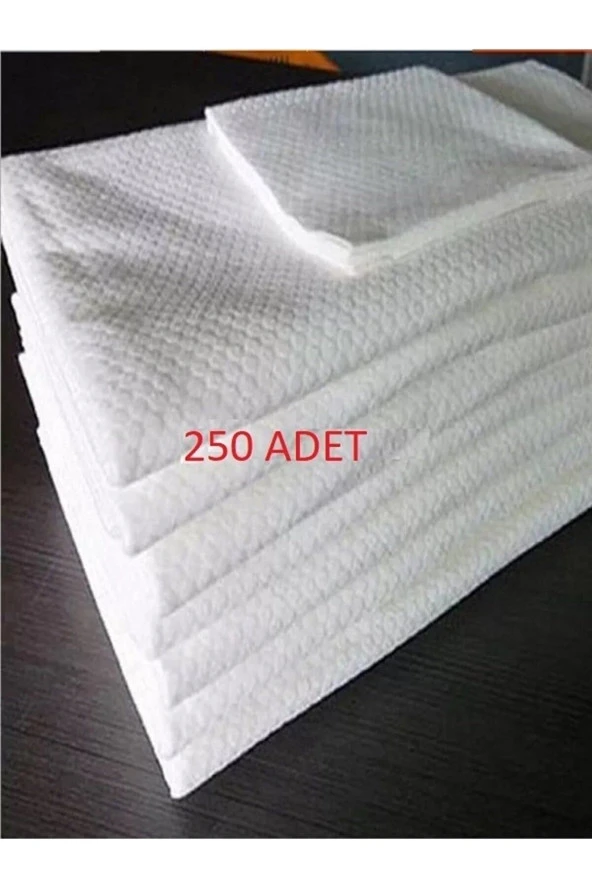 Tek Kullanımlık Havlu 3000 Kg 250 Adet 40x80 Cm Berber Havlusu Saç Havlusu Kullan At Havllusu - 2