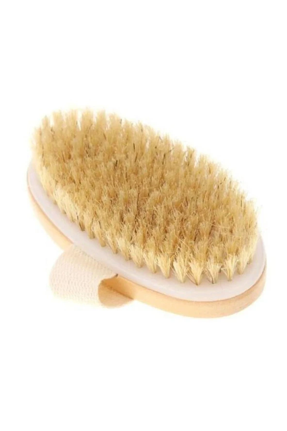 %100 Doğal At Kılı Fırçası Selülit, Çatlak, Batık, Karşıtı Peeling Etkili Kuru Fırça - 2