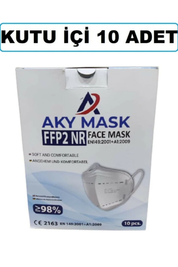 N95 Medikal Maske Metblown'lu 5 Katmanlı 40 Adet