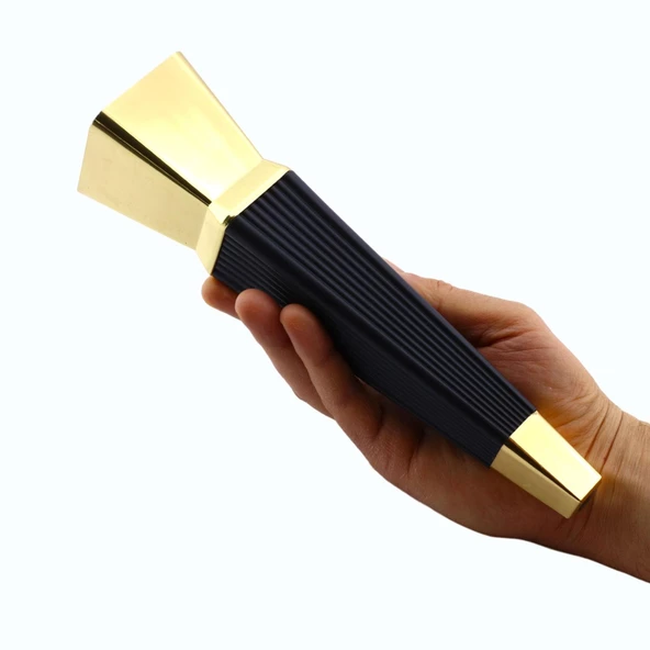 Dempa Lüks Mobilya Yükseltici Kanepe Tv Ünitesi Konsol Koltuk Ayağı Baza Ayakları Siyah Altın 26 Cm - Resim 6