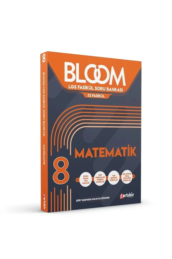 Artıbir Yayınları 8. Sınıf Matematik Bloom Lgs 32 Fasikül Soru Bankası Lgs Benzeri Sorular