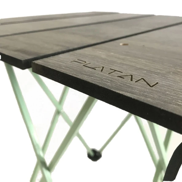 platan Table Ones-a Ahşap Katlanır Piknik Mas Küçü - 3