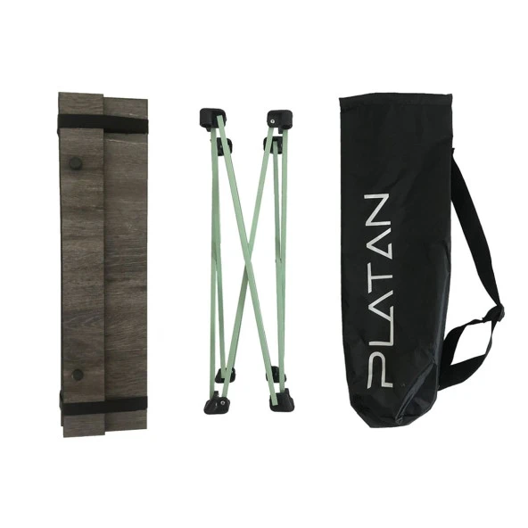 platan Table Ones-a Ahşap Katlanır Piknik Mas Küçü - 6