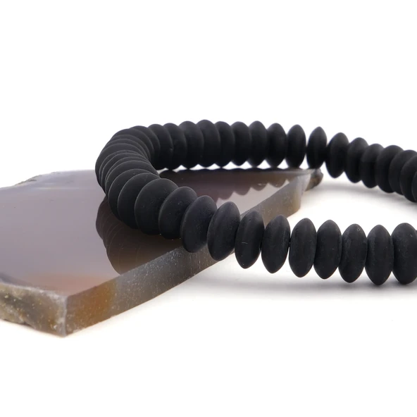 Onix Doğal Taş Erkek Bileklik  EBLK-184 - Resim 4