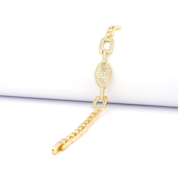 Altın Kaplama Zirkon Taşlı Düğüm Model BLK-1036