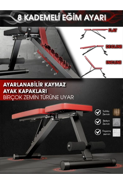 Proforce Versal - Ayarlanabilir Bench Sehpa - Katlanabilir Bench Sehpası - 4