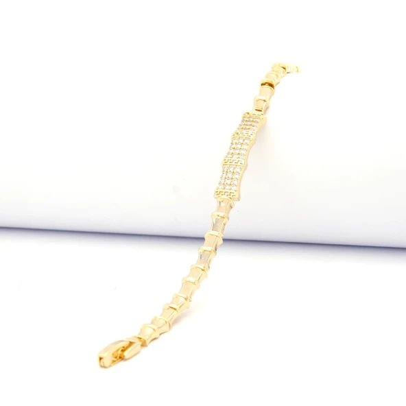 Altın Kaplama Zirkon Taşlı Kadın Bileklik BLK-1037 ürün görseli