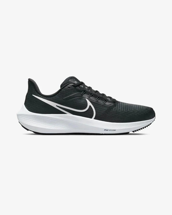 Nike Air Zoom Pegasus 39 Erkek Siyah Beyaz Koşu Ayakkabısı - 1