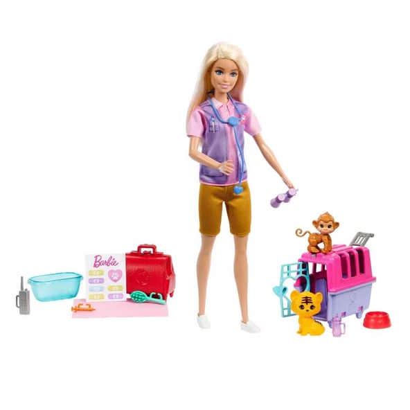 Barbie Veteriner Mini Oyun Seti HRG50 - 3