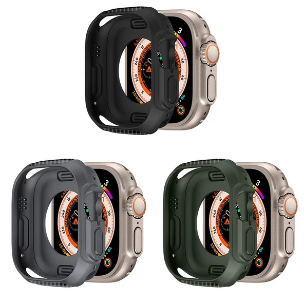 Watch Ultra 49mm Silikon TPU Kasa Koruyucu Watch Gard 31 - 5