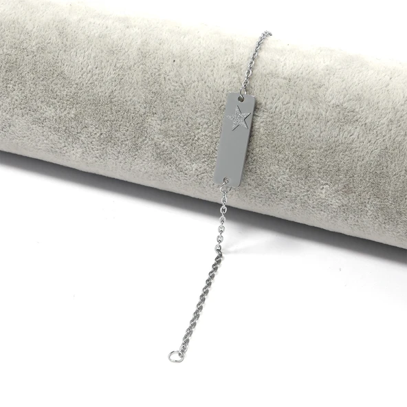 316L Çelik Yıldız Model Bileklik BLK-1020 ürün görseli