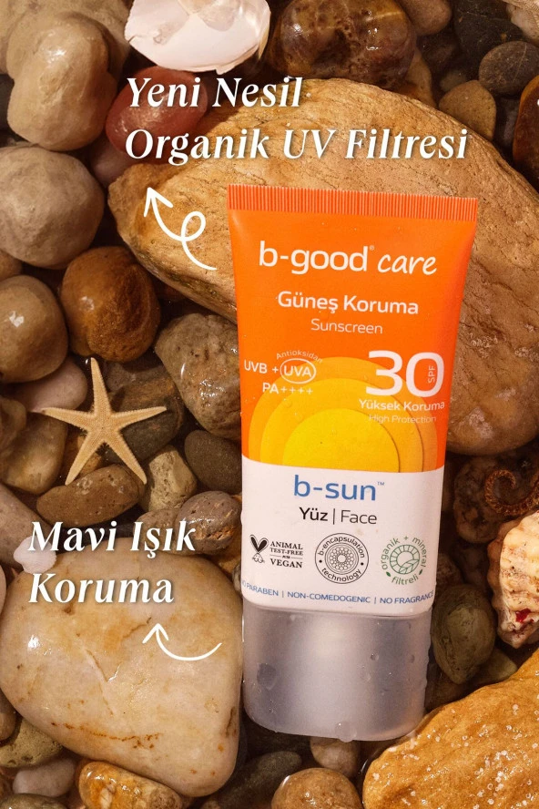 b-good care Yetişkin Güneş Kremi SPF 30 Yüz için 50 ml