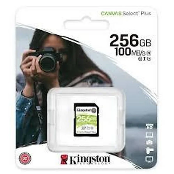 Kingston 256GB SDHC Canvas Select Plus Hafıza Kartı SDS2/256GB