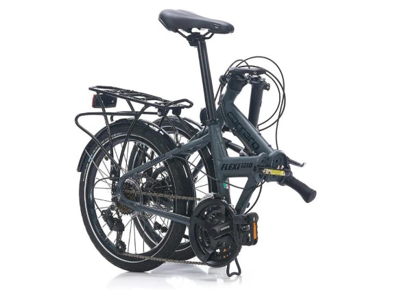 Carraro Flexi 121D 350H Katlanabilir Bisiklet Mat Navy-Mavi-Siyah-Kahverengi - 3