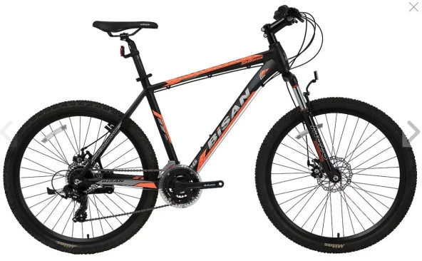 Bisan MTX 7050 26HD Siyah Turuncu MTB Dağ Bisikleti